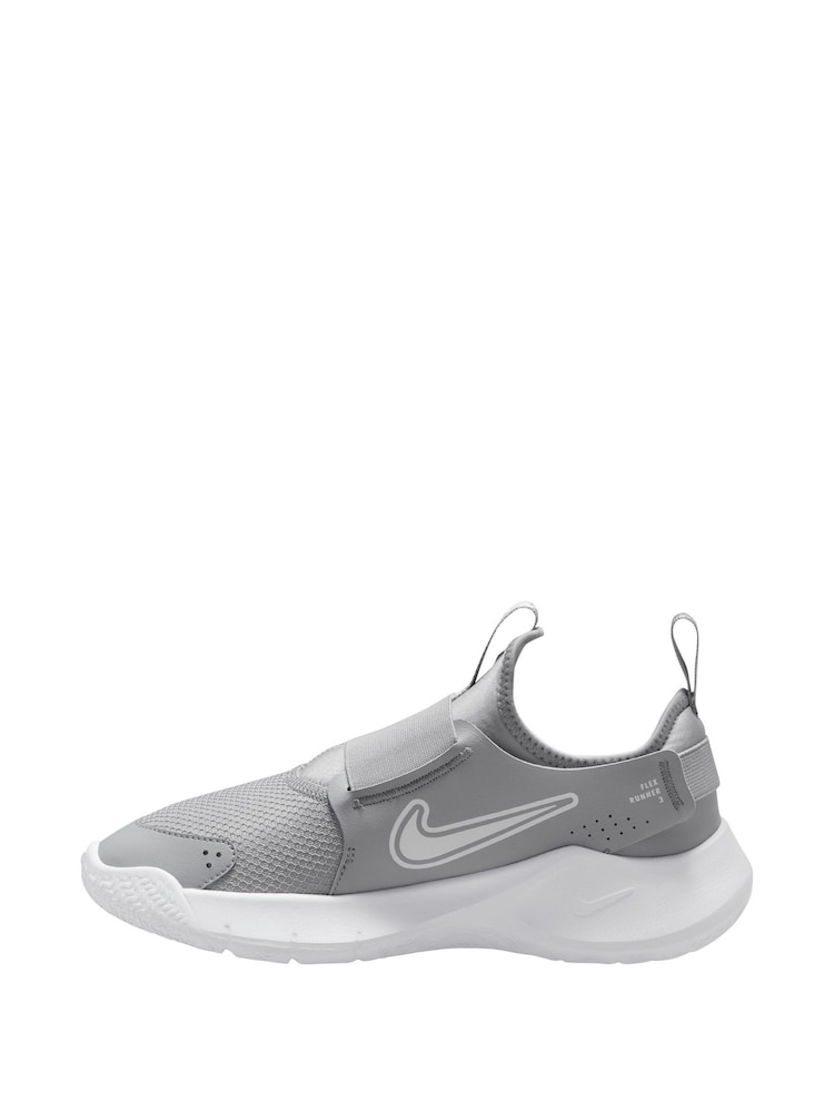Sivá/biela - Tenisky Nike Youth Flex Runner 3 - Obrázok 2 z 9