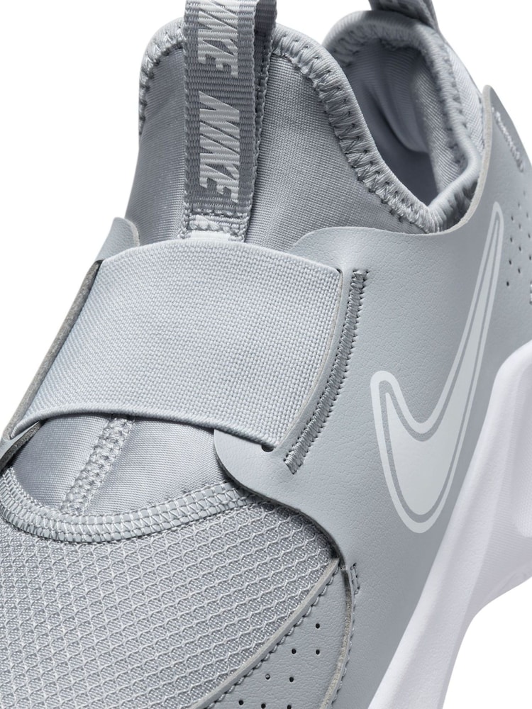 Nike Grey/White Youth Flex Runner 3 Trainers - Image 8 of 9