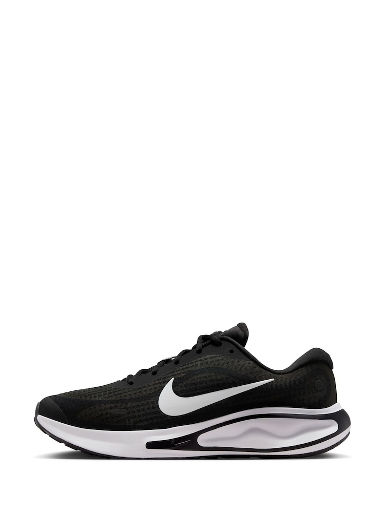 Nike Black/White Journey Run Road Running Trainers - Image 2 of 11