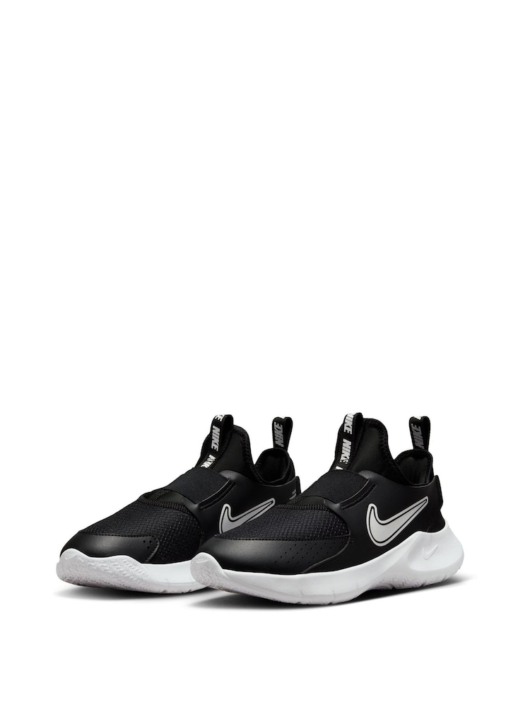 Nike Black/White Youth Flex Runner 3 Trainers - Image 6 of 12