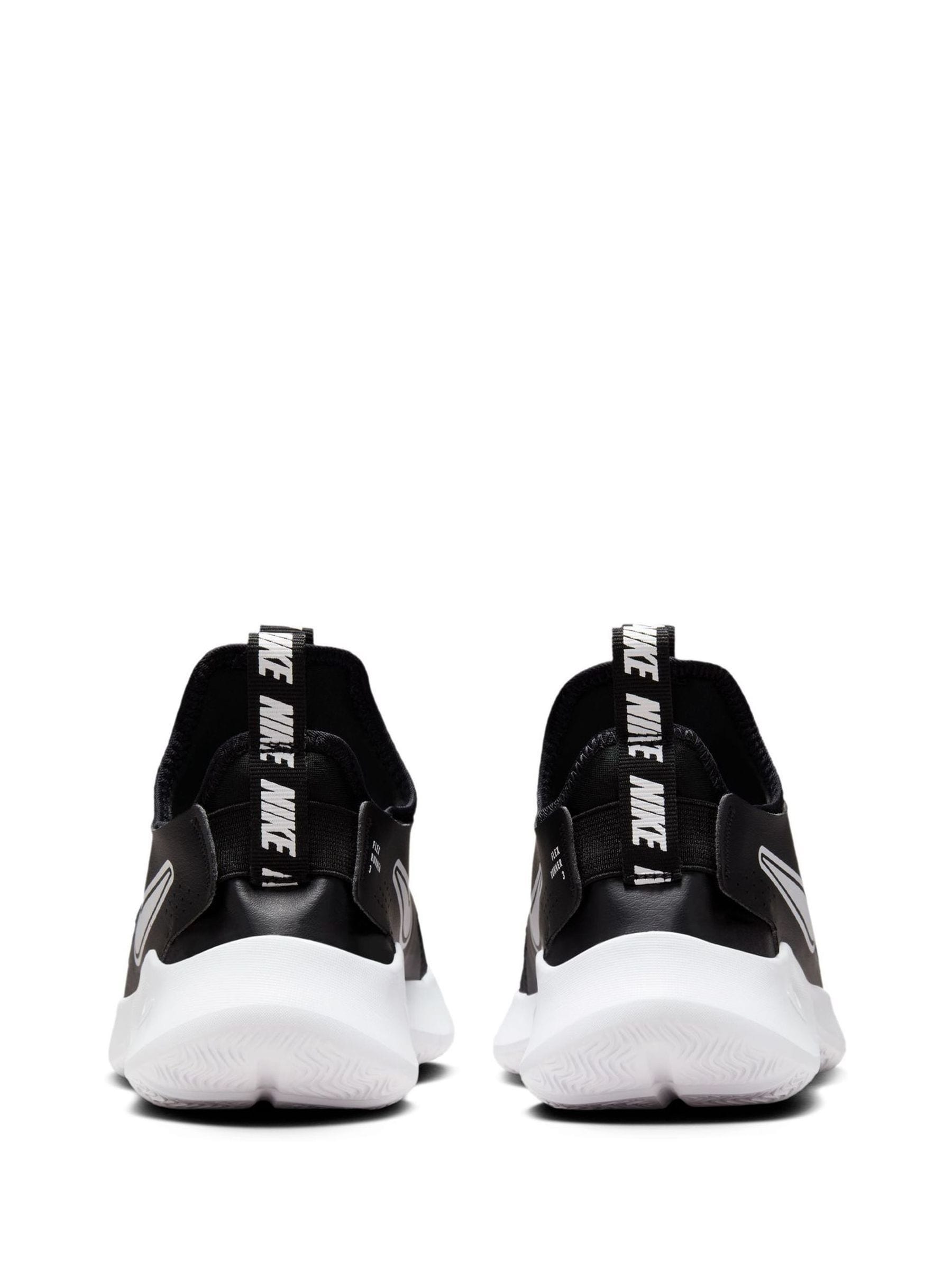 Buy Nike Black White Youth Flex Runner 3 Trainers from Next Luxembourg