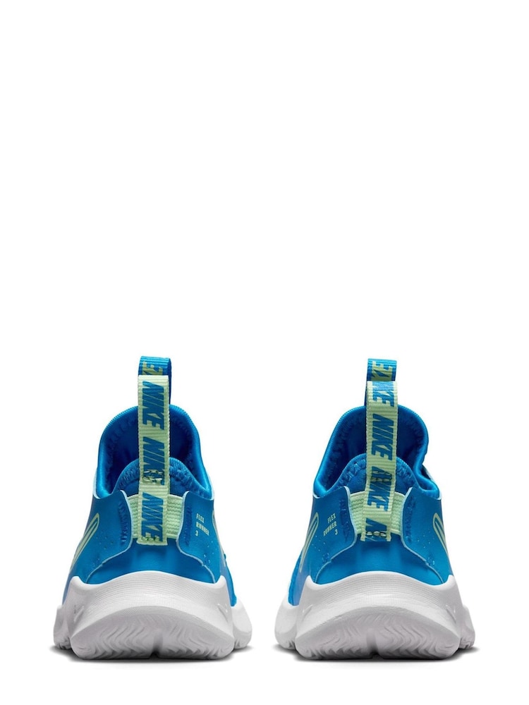 Nike Blue Flex Runner 3 Infant Trainers - Image 10 of 10