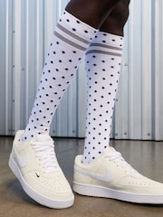 Nike Lemon Yellow Court Vision Low Next Nature Trainers - Image 12 of 13