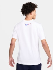 Nike White England Crest T-Shirt - Image 2 of 6