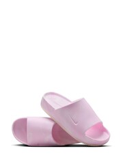 Nike Pink Marble Effect Calm Sliders - Image 5 of 11