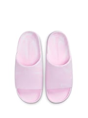 Nike Pink Marble Effect Calm Sliders - Image 9 of 11