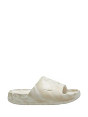 Nike Cream/Gold Marble Effect Calm Sliders - Image 1 of 9