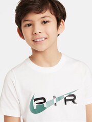 Nike White/Black Air T-Shirt - Image 3 of 4