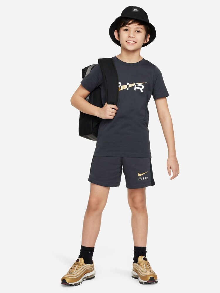 Grey/Gold - Nike Air T-Shirt - Image 3 of 5