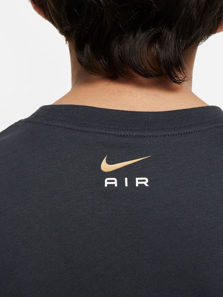Nike Grey/Gold Air T-Shirt - Image 5 of 5 Nike Grey/Gold Air T-Shirt - Image 5 of 5