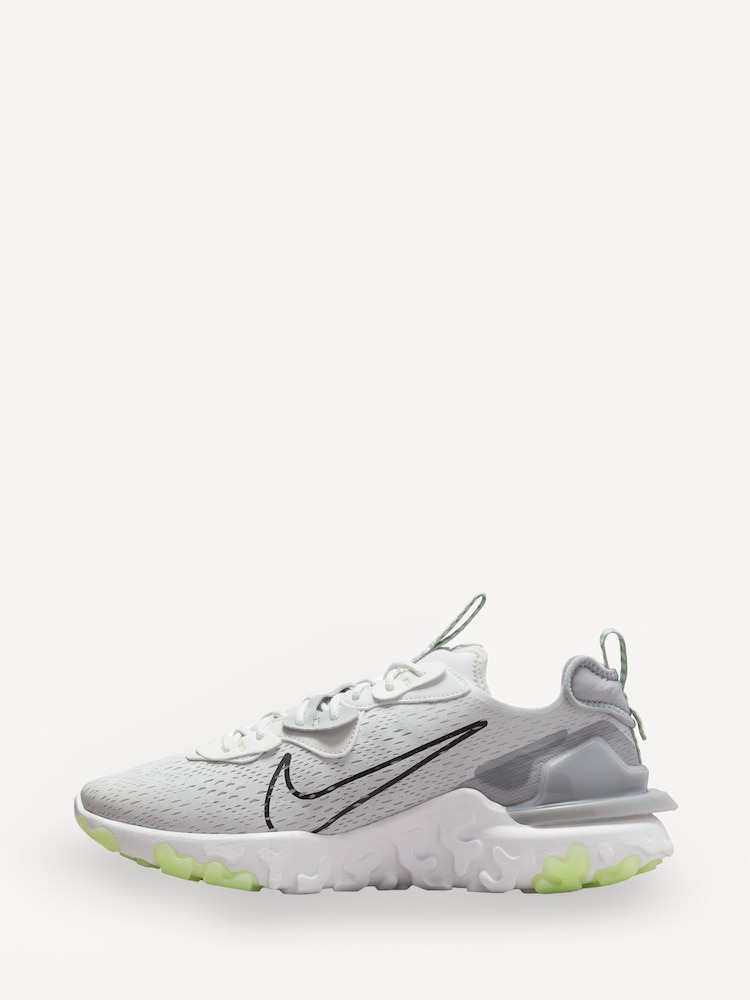 Nike Grey React Vision Trainers - Image 2 of 8