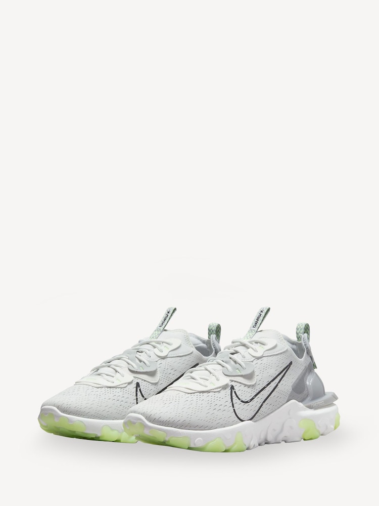 Nike Grey React Vision Trainers - Image 3 of 8