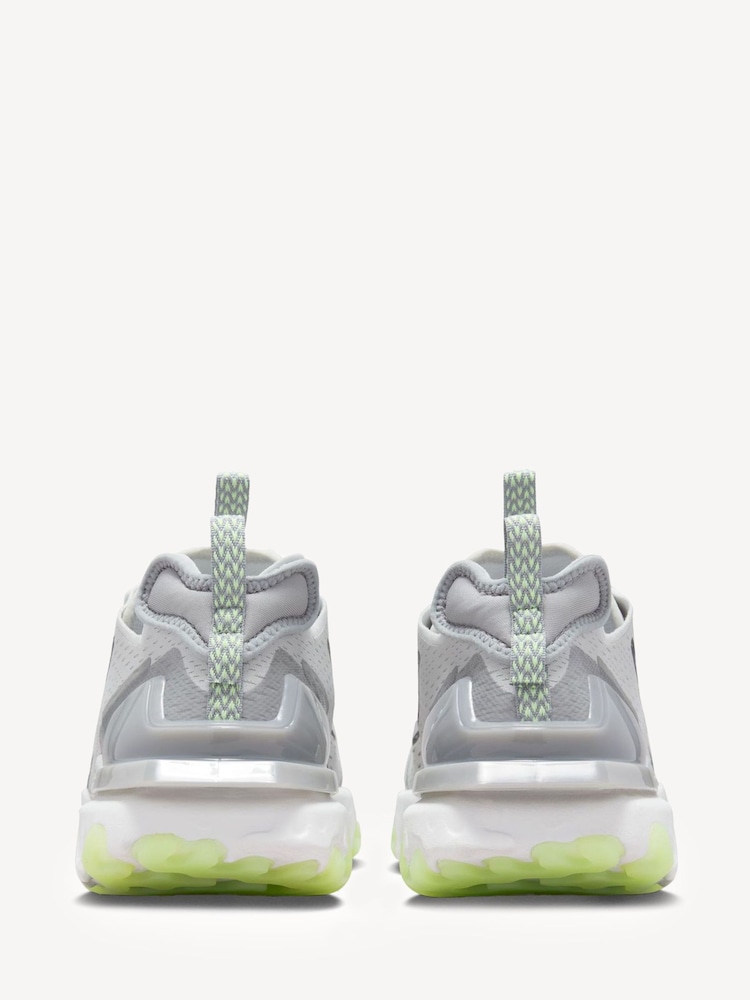 Nike Grey React Vision Trainers - Image 4 of 8