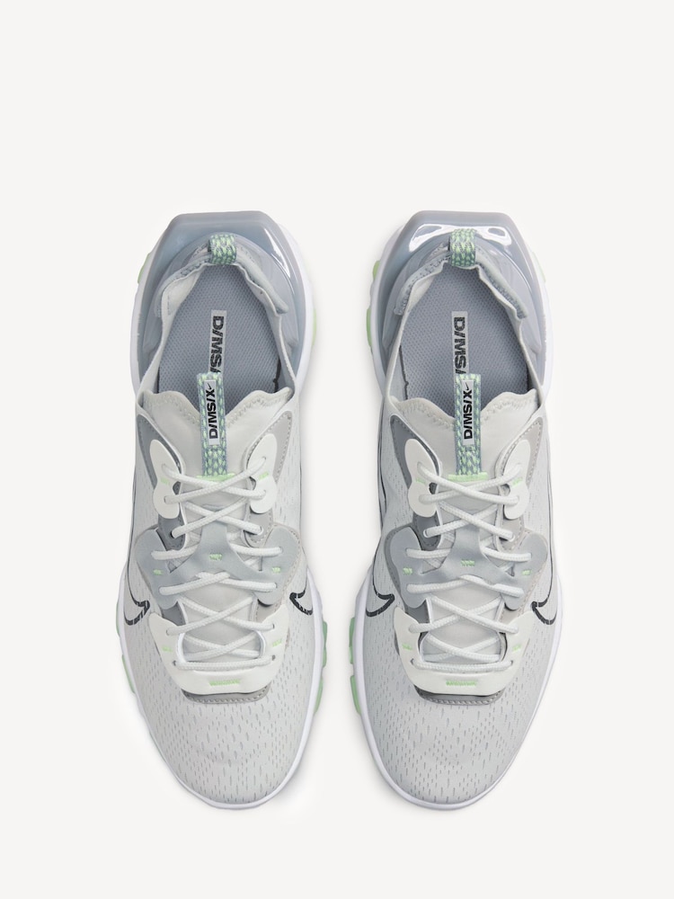 Nike Grey React Vision Trainers - Image 5 of 8