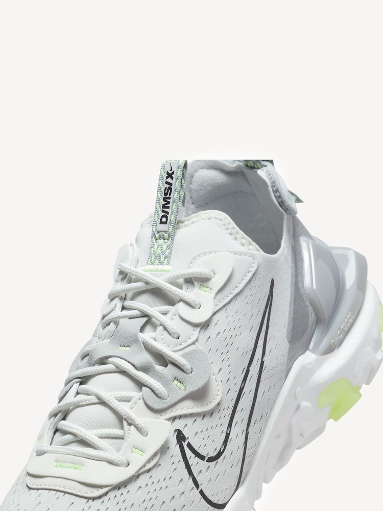 Nike Grey React Vision Trainers - Image 7 of 8