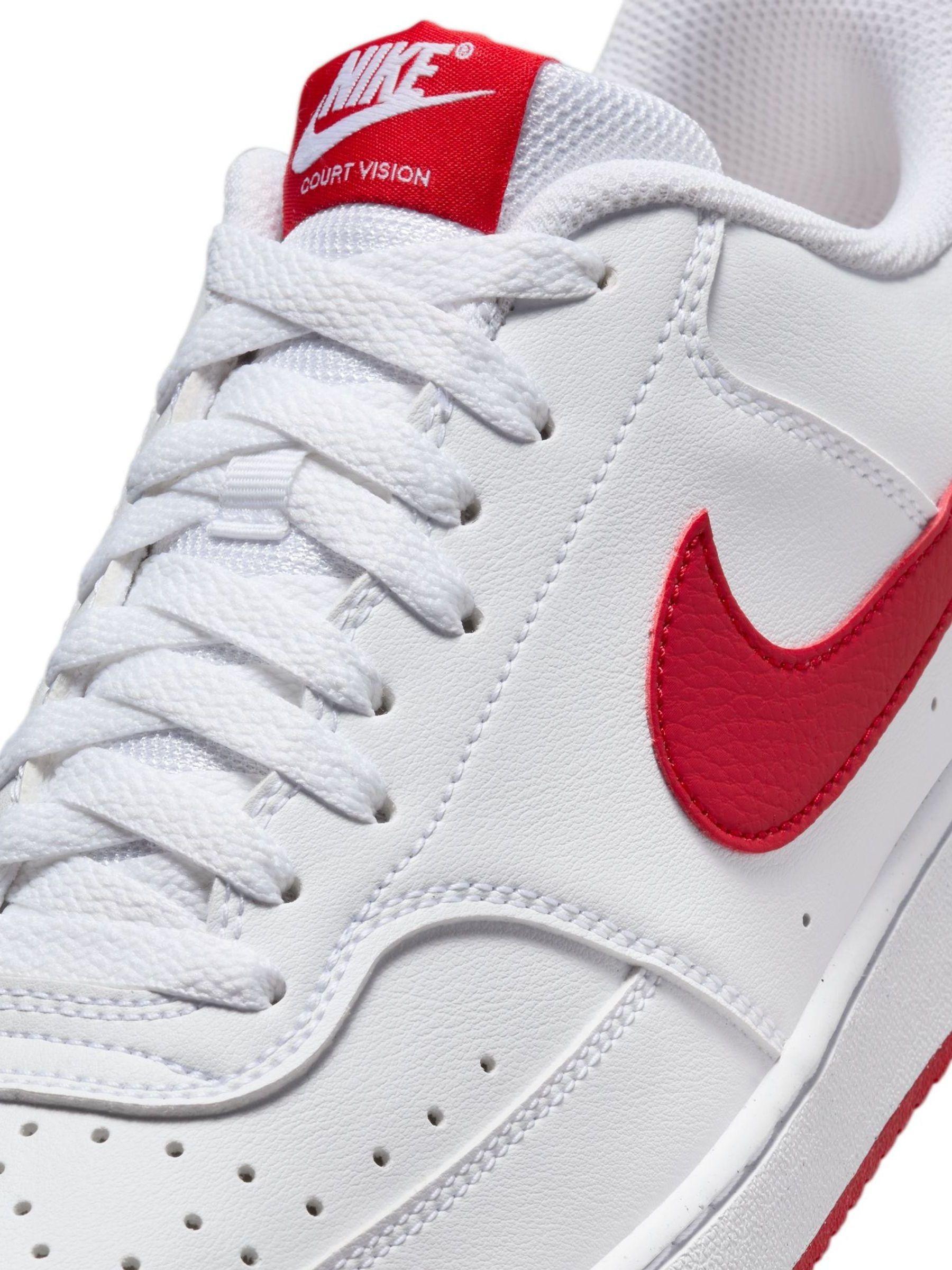 Nike trainers red and white 2025