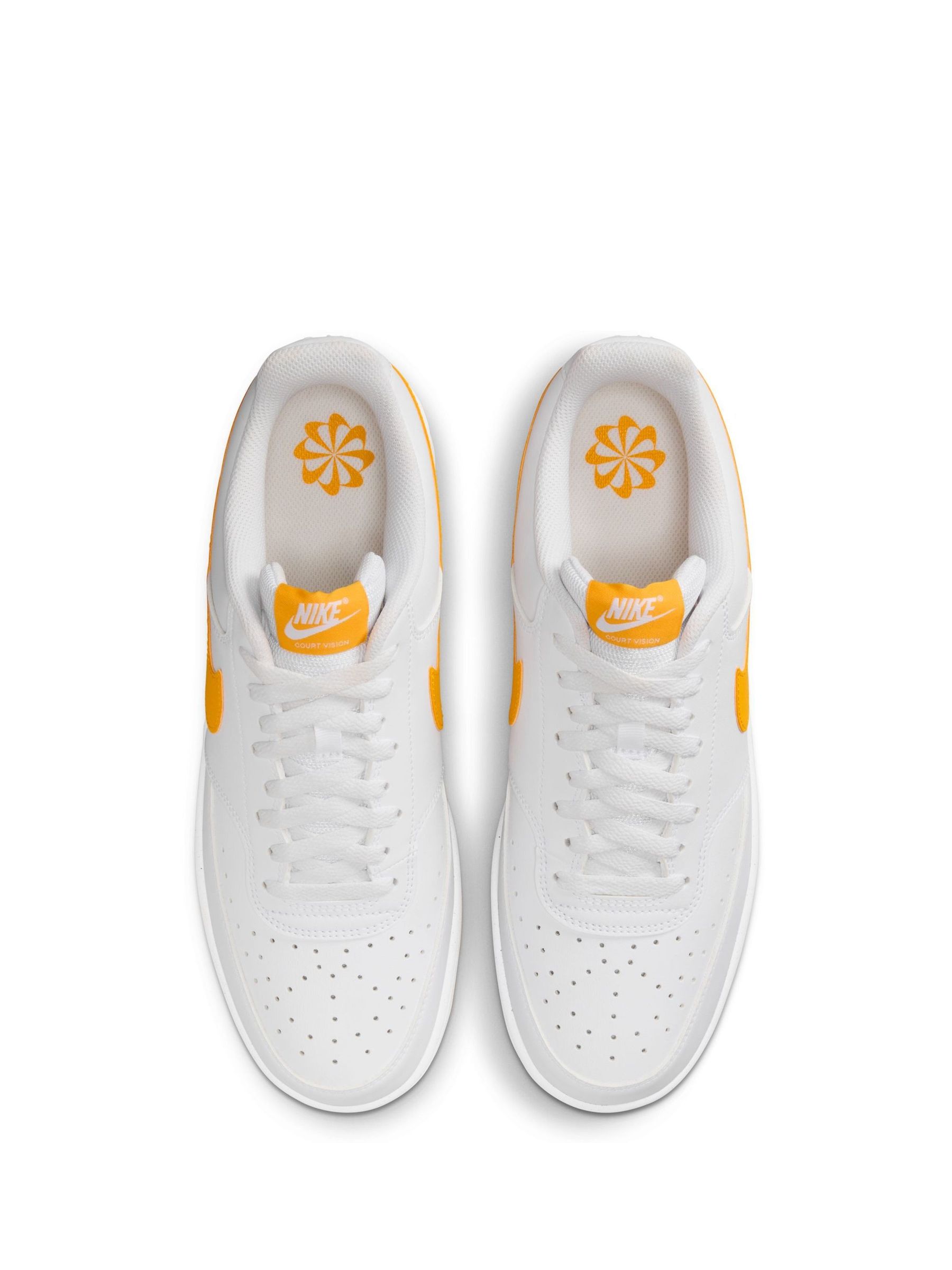 Nike white and yellow trainers new arrivals
