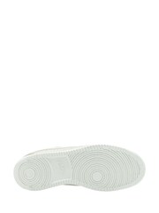 Nike White/White Court Vision Low Trainers - Image 8 of 11