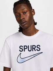 Nike White Tottenham Hotspur FC Swoosh T-Shirt - Image 3 of 5