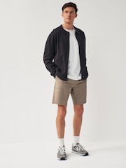 Dark Stone Slim Fit Stretch Chinos Shorts - Image 3 of 8