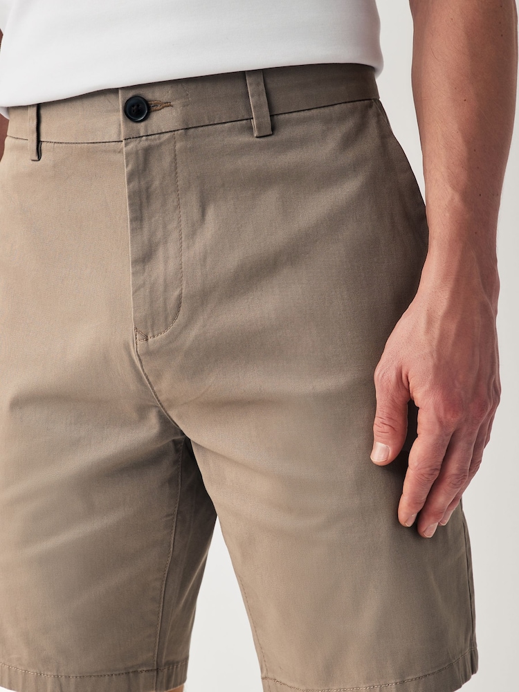 Grège foncé - Slim Fit (Slim Fit) - Short chino stretch - Image 4 of 8