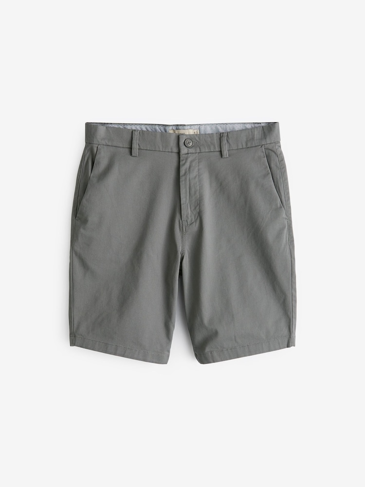 Multi Slim Fit Stretch Chino Shorts 4 Pack - Image 2 of 15