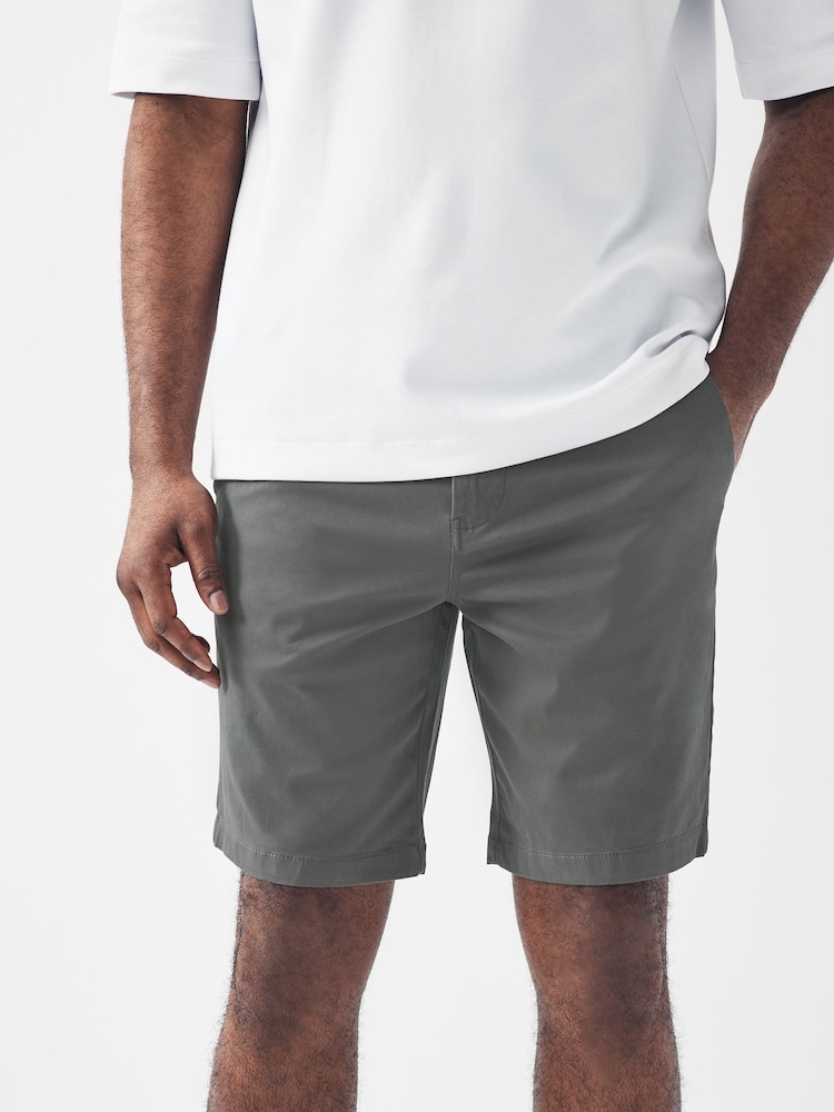 Multi - Slim Fit (Slim Fit) - Lot de 4 shorts chino stretch - Image 9 of 15