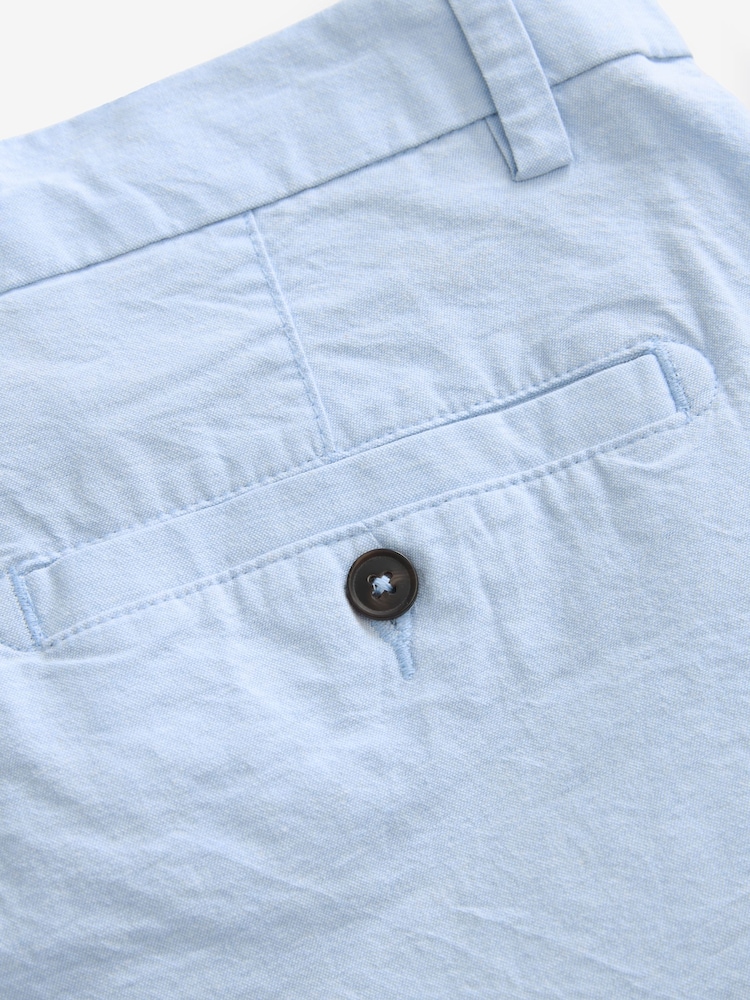 Light Blue Oxford - Elastyczne szorty typu chino - Image 8 of 10