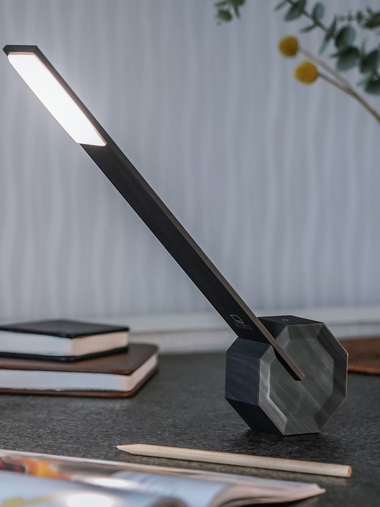 Gingko Black Octagon One Desk Lamp - Image 1 of 1