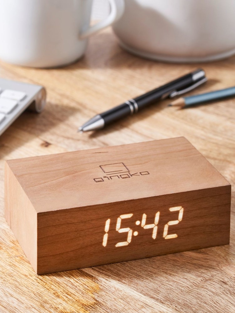 Gingko Cherry Flip Click Alarm Clock - Image 1 of 1