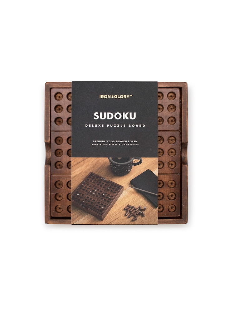 Luckies Iron & Glory Wooden Sudoku Puzzle Game - Image 3 of 3