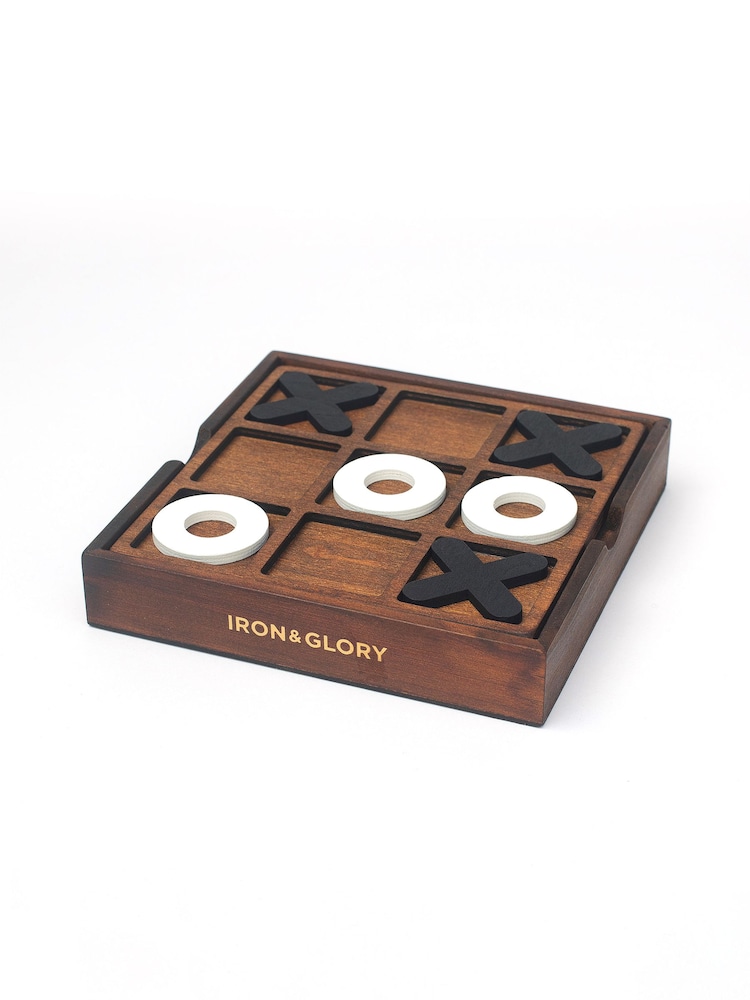 Luckies Iron & Glory Wooden Noughts & Crosses Game - Image 2 of 3