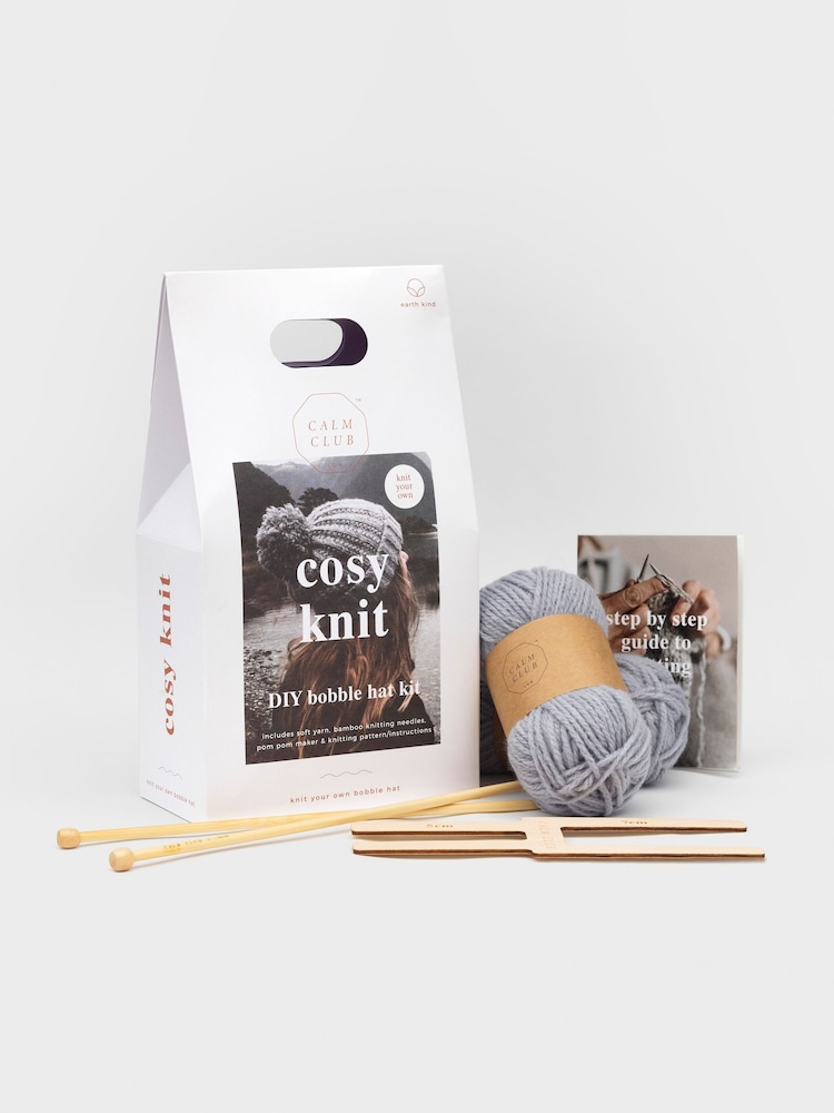 Luckies Calm Club DIY Bobble Hat Craft Kit - Image 1 of 3