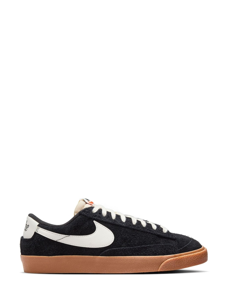 Nike Black Blazer Low Vintage Trainers - Image 1 of 14