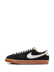 Nike Black Blazer Low Vintage Trainers - Image 3 of 14