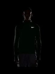 Nike Dark Green Dri-FIT Pacer Quarter Zip Running Top - Image 7 of 7