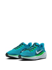 Nike Blue/Green Youth Air Zoom Pegasus 41 Running Trainers - Image 2 of 11