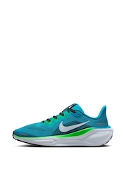 Nike Blue/Green Youth Air Zoom Pegasus 41 Running Trainers - Image 7 of 11