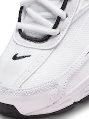 Nike White/Black Initiator Retro Runner Trainers - Image 10 of 11