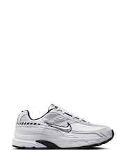 Nike White/Black Initiator Retro Runner Trainers - Image 3 of 11