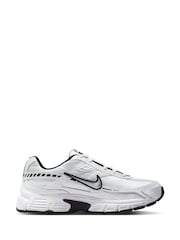 Nike White/Black Initiator Retro Runner Trainers - Image 6 of 11