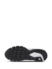 Nike White/Black Initiator Retro Runner Trainers - Image 8 of 11