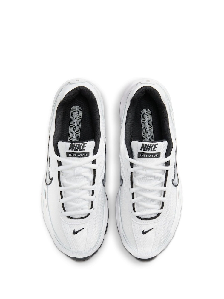 Blanc/Noir - Nike Baskets Initiator Retro Runner - Image 9 of 11