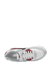 Nike White/Black Air Max 90 Trainers - Image 9 of 13