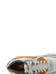 Nike Brown/White Air Max 90 Trainers - Image 5 of 11