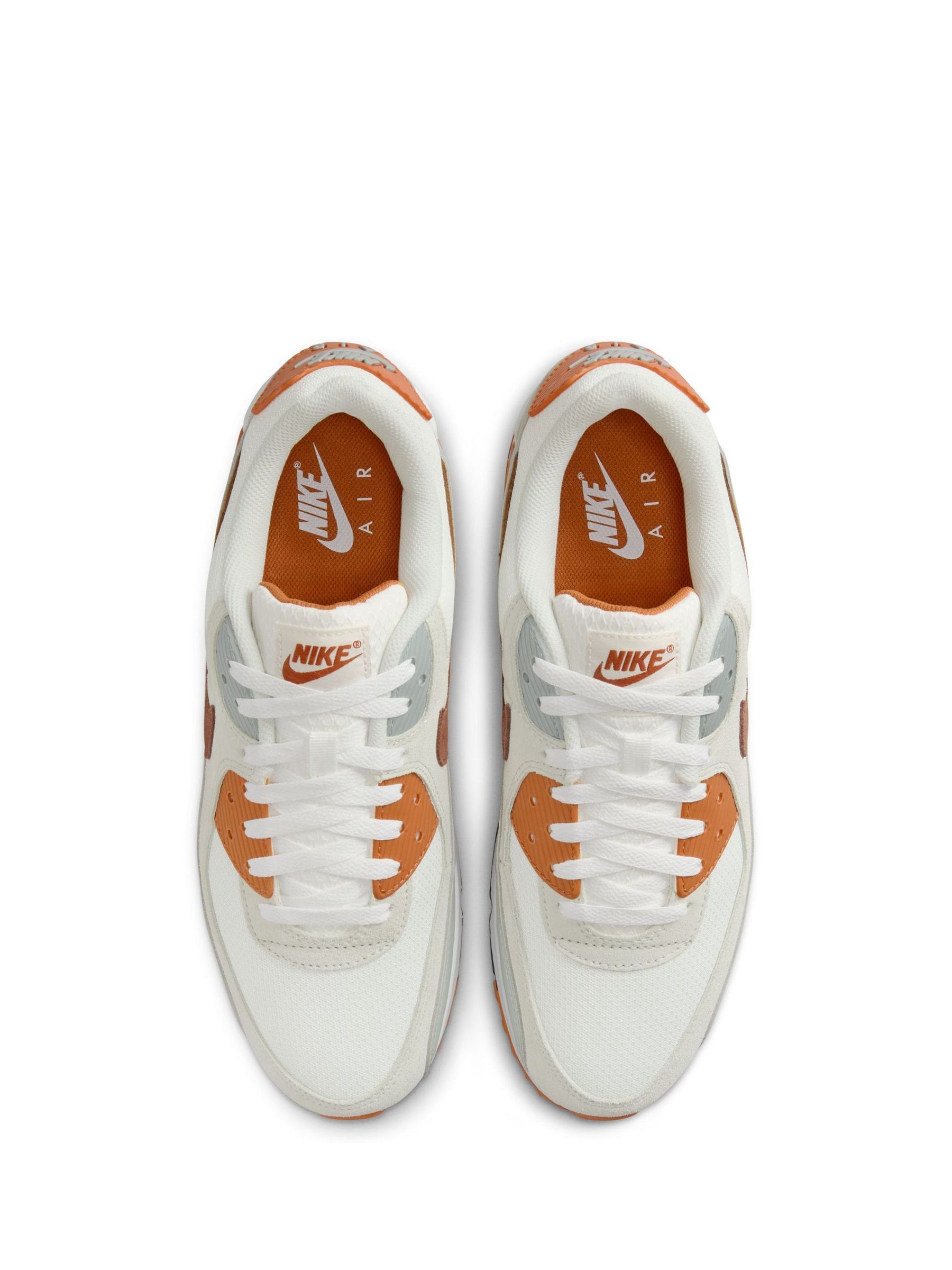 nike air max 90 orange sail & brown