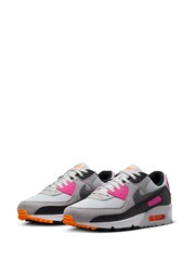 Nike Grey/Pink/White Air Max 90 Trainers - Image 3 of 11