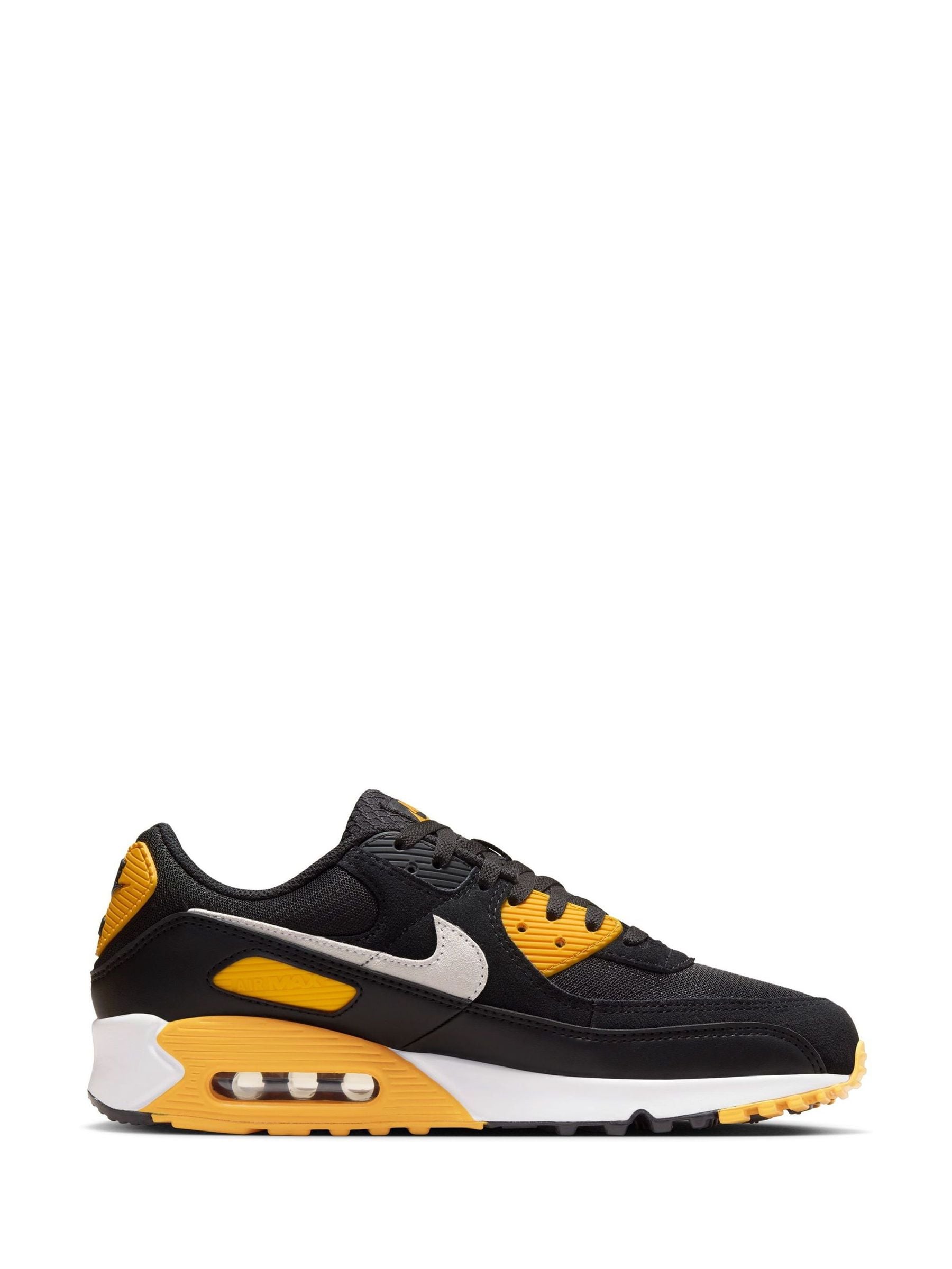 Yellow Black Nike Air Max 90 Trainers