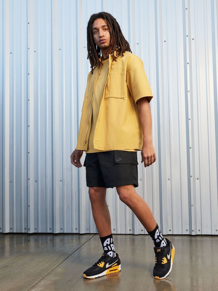 Jaune/noir - Nike Air Max 90 Trainers - Image 12 of 13
