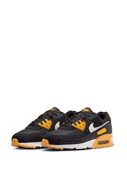 Jaune/noir - Nike Air Max 90 Trainers - Image 6 of 13